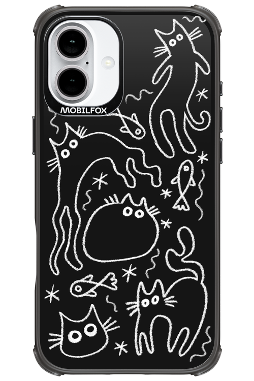 CHALK_CATS 2.0 - Apple iPhone 16 Plus