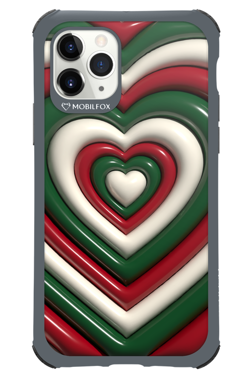 XMAS Hearts - Apple iPhone 11 Pro