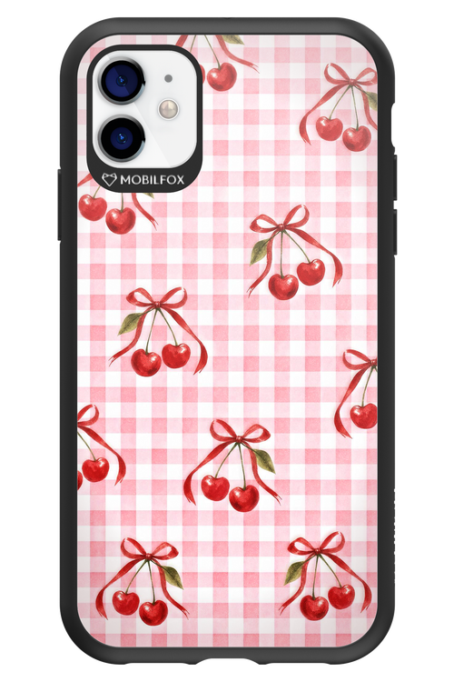Pink Cherry Checked 2.0 - Apple iPhone 11