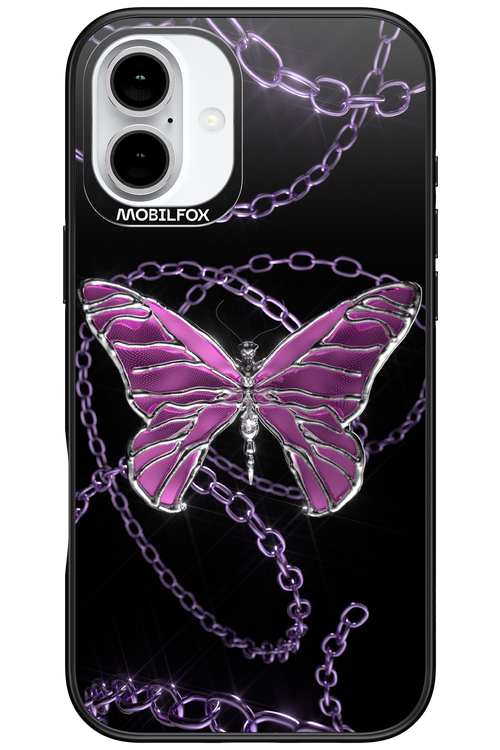 Butterfly Necklace - Apple iPhone 16 Plus