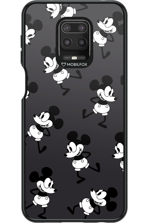 Iconic Mouse (antracite pattern) - Xiaomi Redmi Note 9 Pro