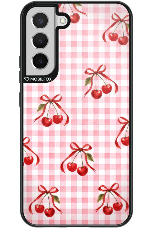 Pink Cherry Checked 2.0 - Samsung Galaxy S22+