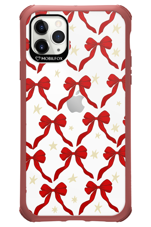 Bow & Stars (Transparent) - Apple iPhone 11 Pro Max