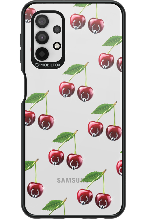 Spicy Cherries Transparent - Samsung Galaxy A32 5G