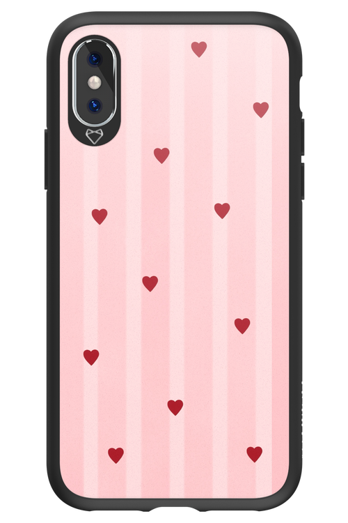 Red Little Hearts 2.0 - Apple iPhone X