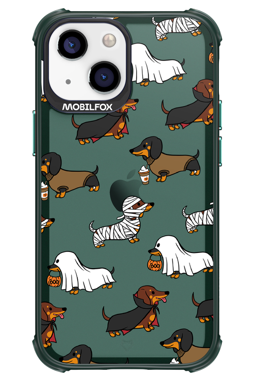 Scary Dachshund (Transparent) - Apple iPhone 13 Mini