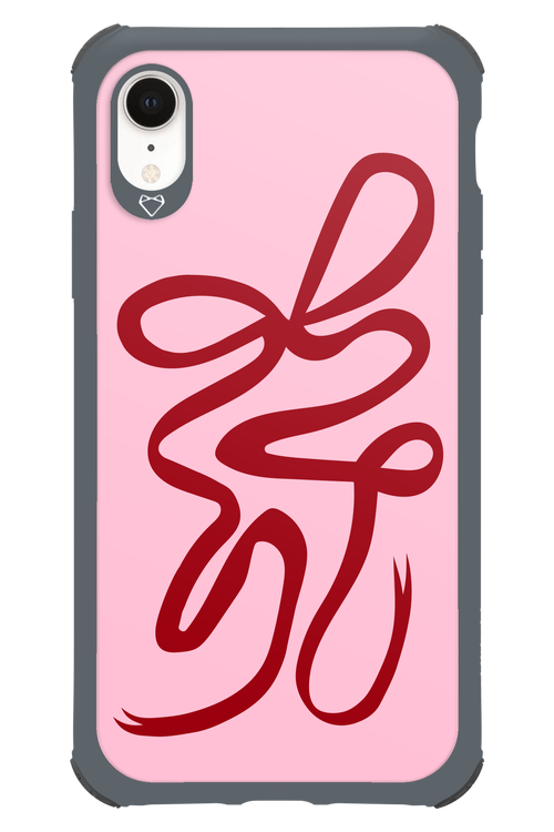 Burgundy Bow - Apple iPhone XR