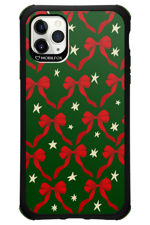 Bow & Stars (Green) - Apple iPhone 11 Pro Max