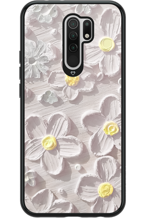 White Flowers - Xiaomi Redmi 9