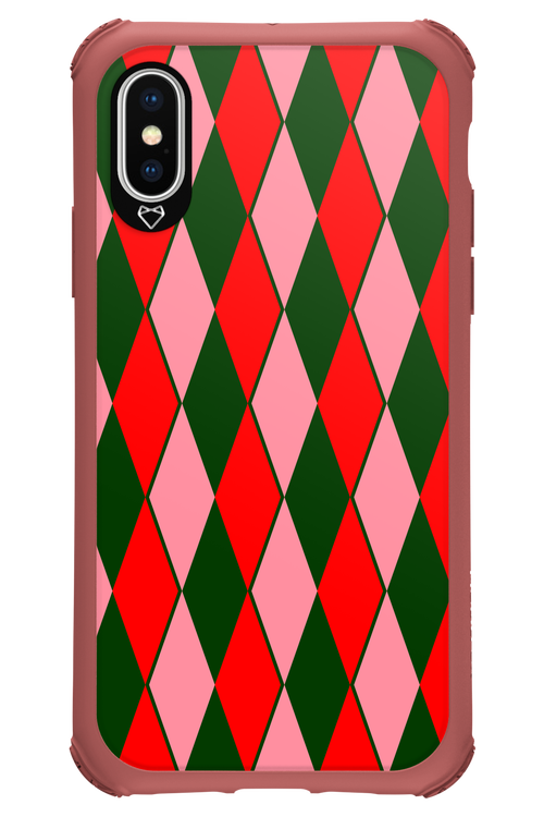 Retro Christmas - Apple iPhone X