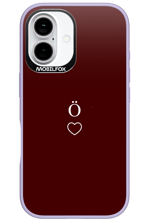 O Burgundia II 2.0 - Apple iPhone 16
