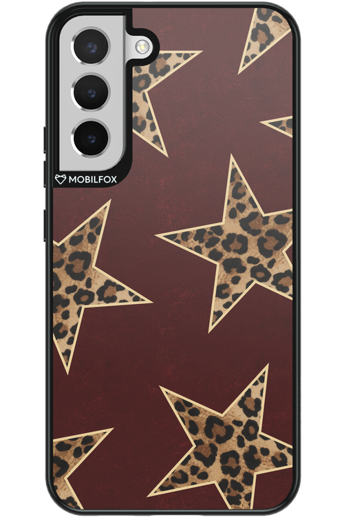 Wild Stars Burgundy - Samsung Galaxy S22+