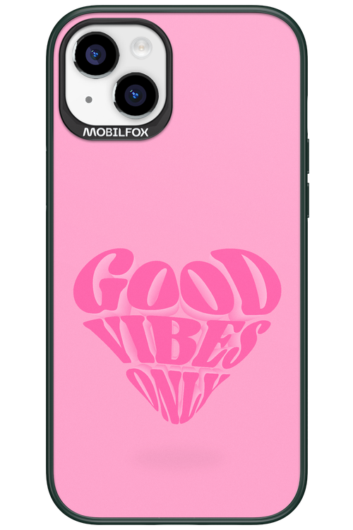 Good Vibes Heart - Apple iPhone 15 Plus