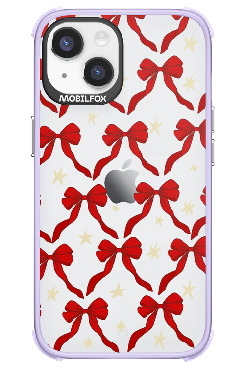 Bow & Stars (Transparent) - Apple iPhone 14