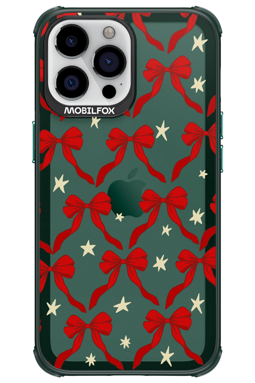 Bow & Stars (Transparent) - Apple iPhone 13 Pro Max