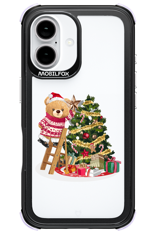Christmas Bear (Transparent) - Apple iPhone 16