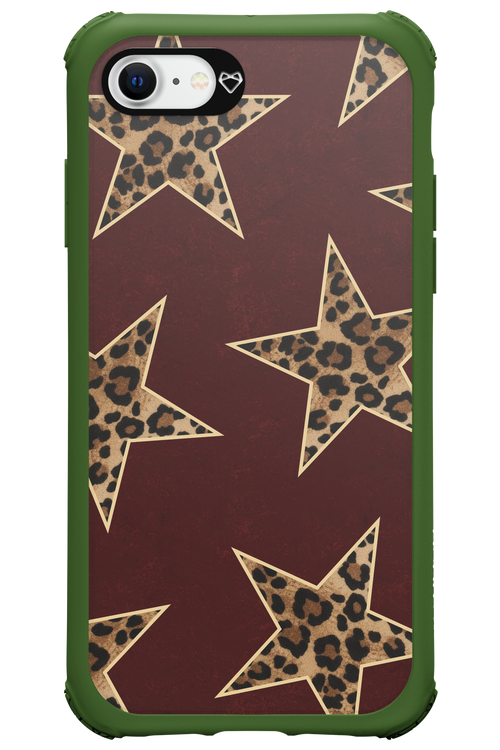 Wild Stars Burgundy - Apple iPhone SE 2020