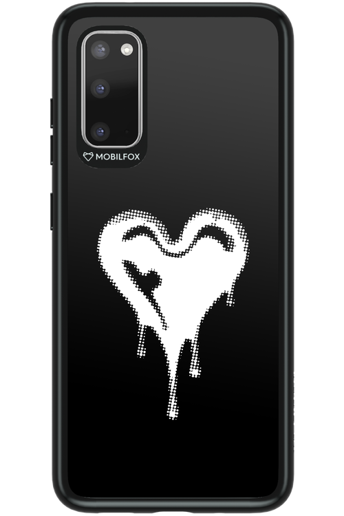 Heart Black - Samsung Galaxy S20