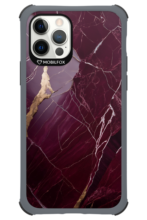 Burgundy Marble - Apple iPhone 12 Pro