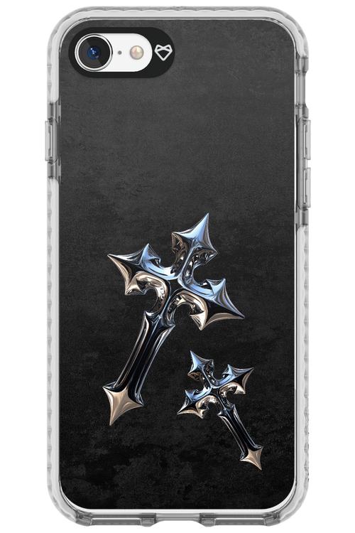 Chrome Crosses - Apple iPhone 8