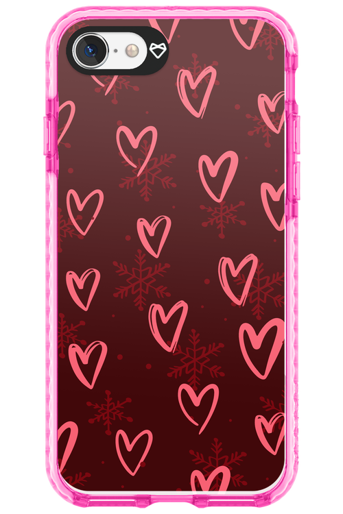 Christmas Hearts - Apple iPhone 8