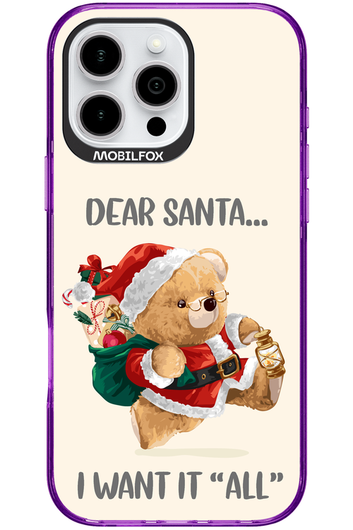Dear Santa i want it all - Apple iPhone 16 Pro Max