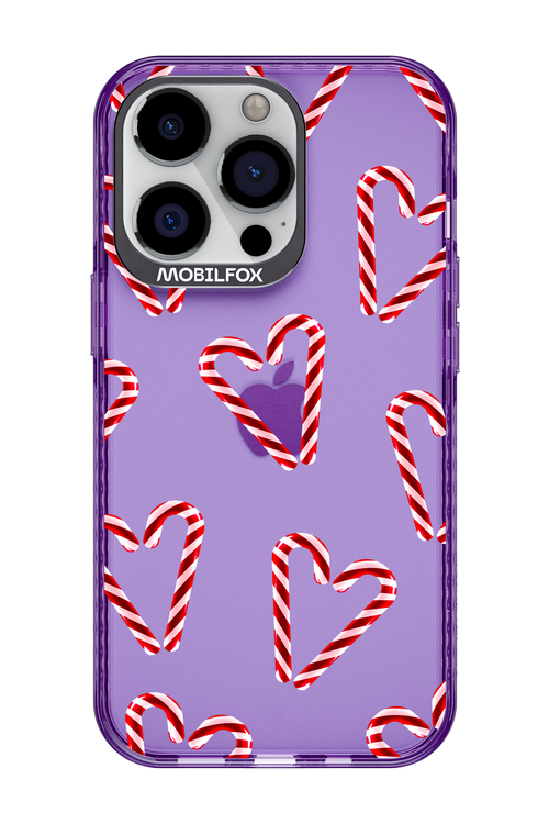 Candy Cane Hearts - Apple iPhone 13 Pro