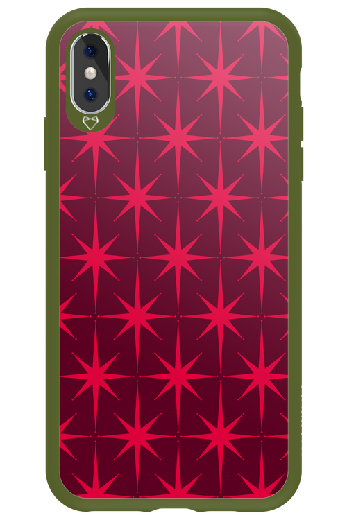 Burgundy Starss - Apple iPhone XS Max