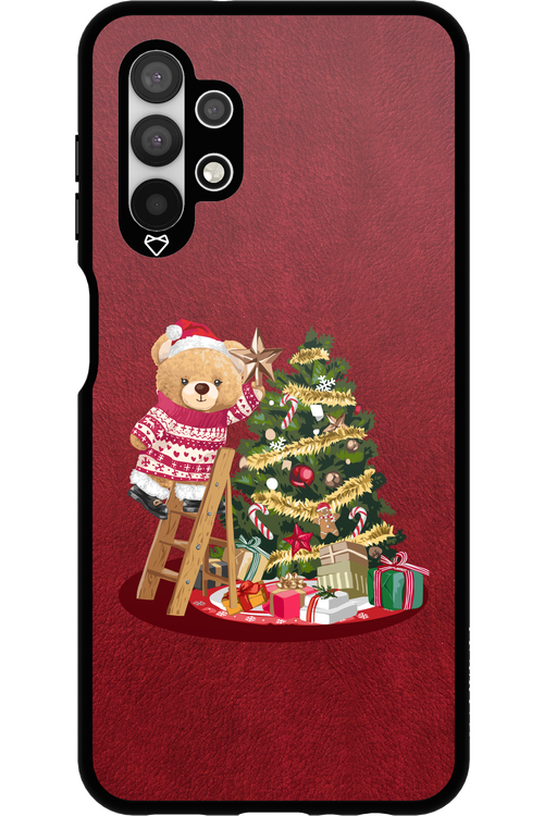 Christmas Bear (Burgundy) - Samsung Galaxy A13 4G