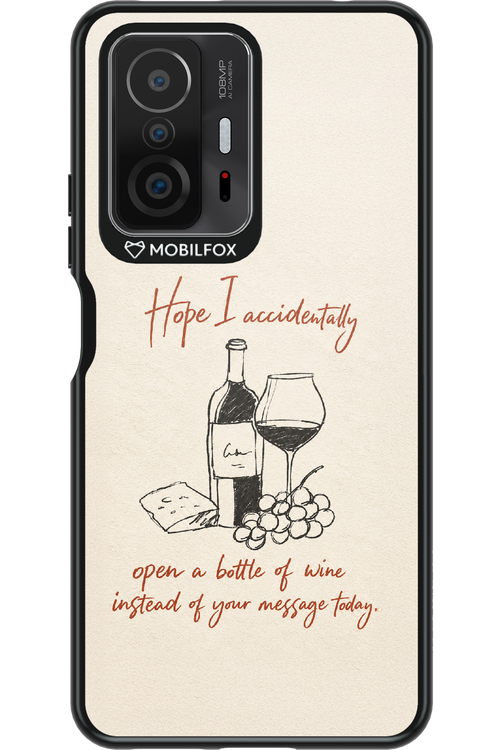 Bottle of wine 2.0 - Xiaomi Mi 11T