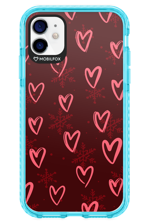 Christmas Hearts - Apple iPhone 11