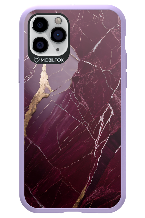 Burgundy Marble - Apple iPhone 11 Pro