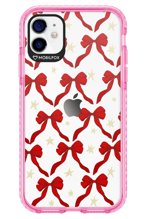 Bow & Stars (Transparent) - Apple iPhone 11