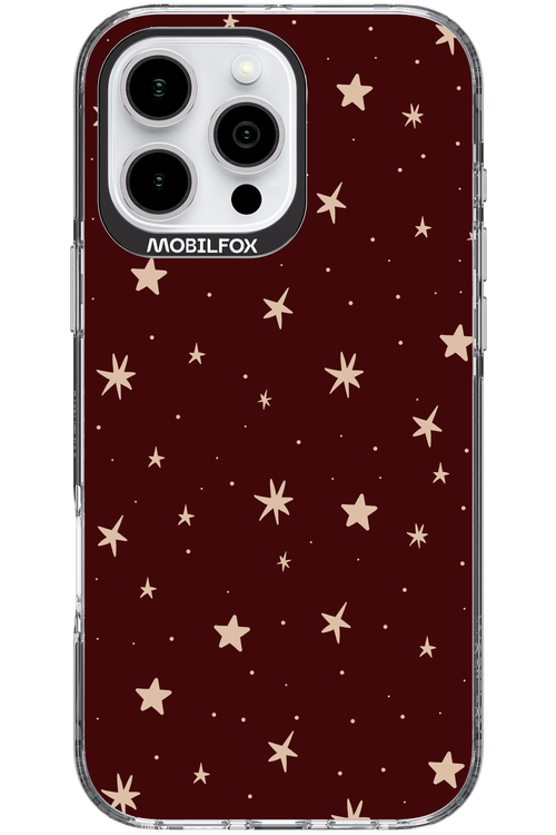 Burgundy Stars - Apple iPhone 16 Pro Max