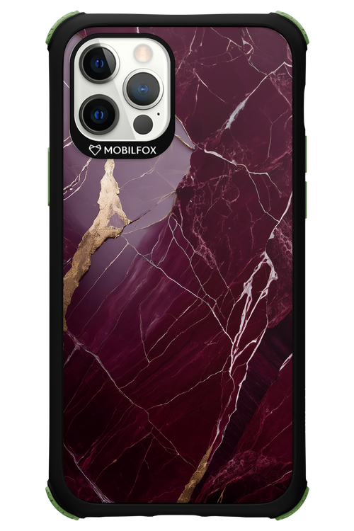 Burgundy Marble - Apple iPhone 12 Pro