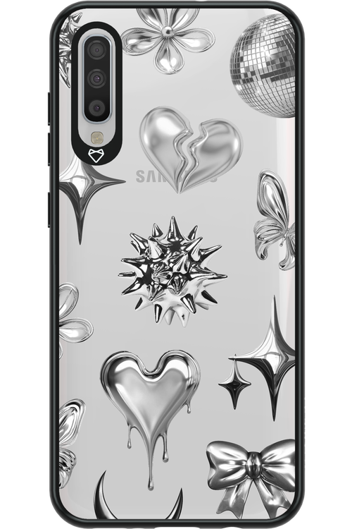 Silver Zone Transparent - Samsung Galaxy A70