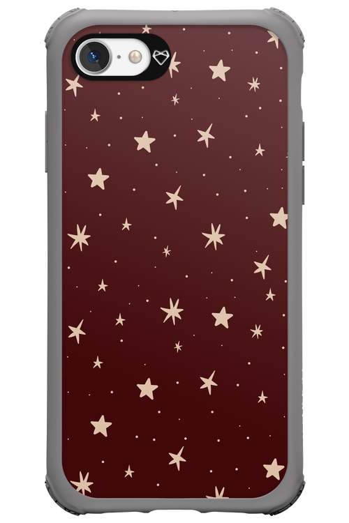 Burgundy Stars - Apple iPhone 7