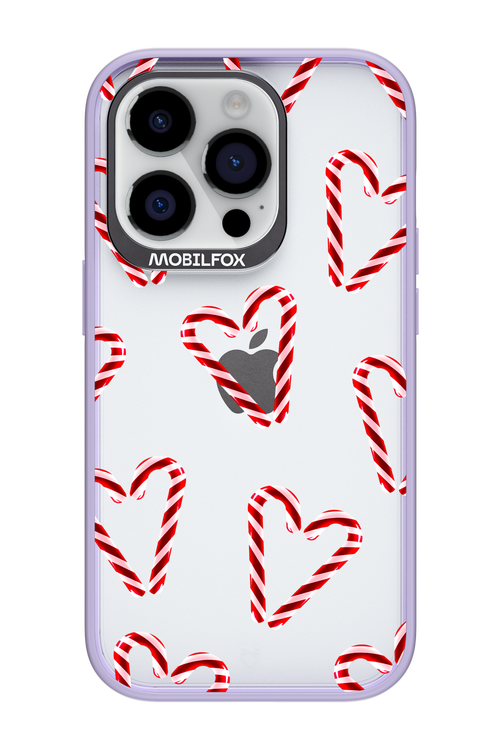 Candy Cane Hearts - Apple iPhone 14 Pro