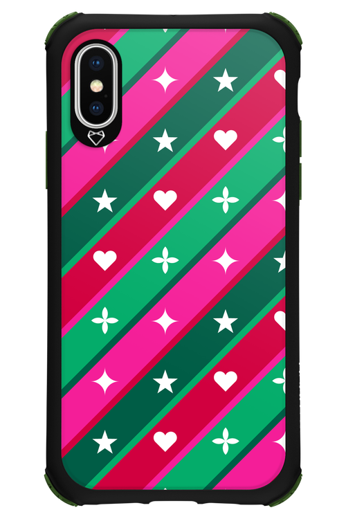 Christmas Stripes - Apple iPhone XS