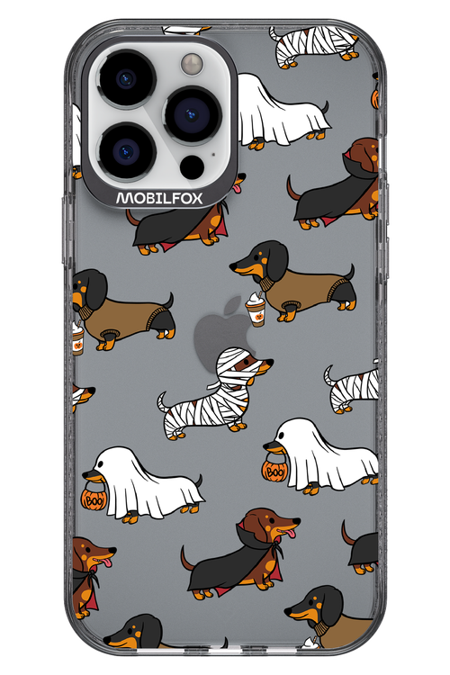 Scary Dachshund (Transparent) - Apple iPhone 13 Pro Max