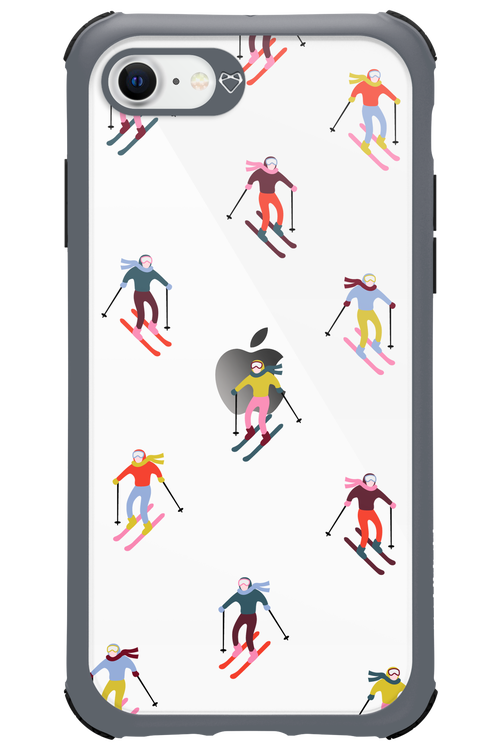 Snow Motion (Transparent) - Apple iPhone SE 2020