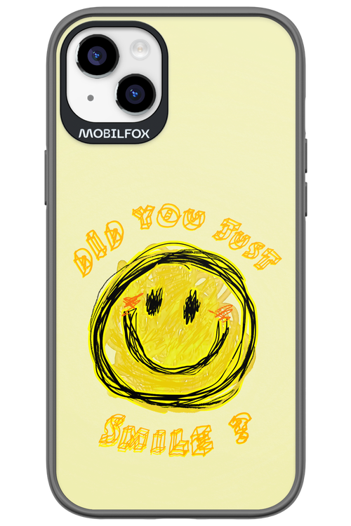 Crayon Smiley - Apple iPhone 14 Plus