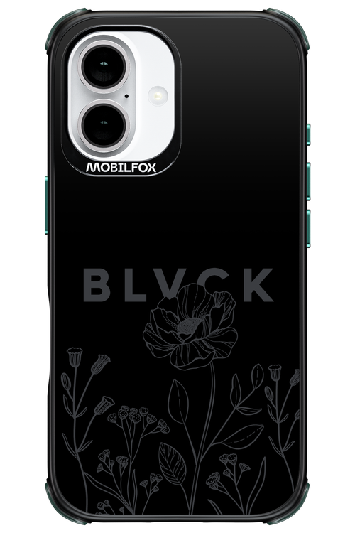 Black Flowers - Apple iPhone 16