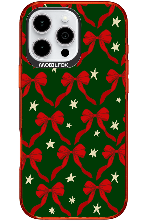 Bow & Stars (Green) - Apple iPhone 16 Pro Max