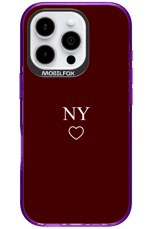 NY Burgundia 2.0 - Apple iPhone 16 Pro