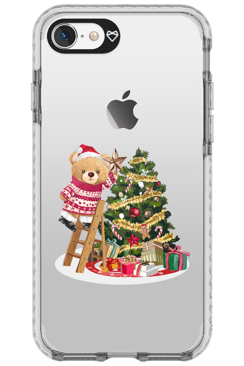 Christmas Bear (Transparent) - Apple iPhone 7