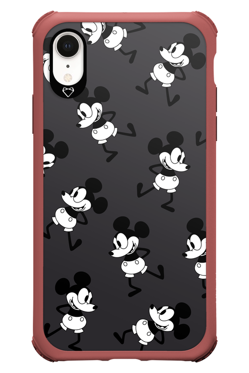 Iconic Mouse (antracite pattern) - Apple iPhone XR