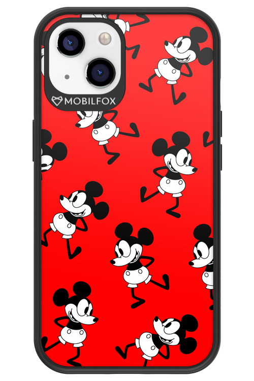 Iconic Mouse (red pattern) - Apple iPhone 13