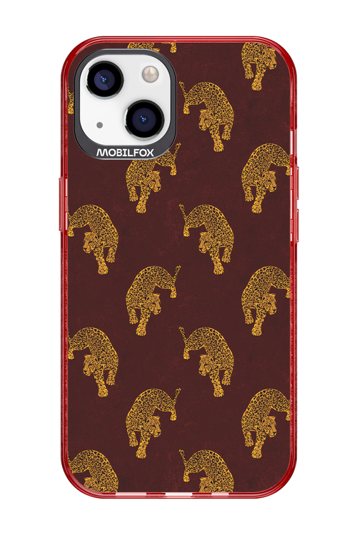 Burgundy Leopard Pattern - Apple iPhone 13