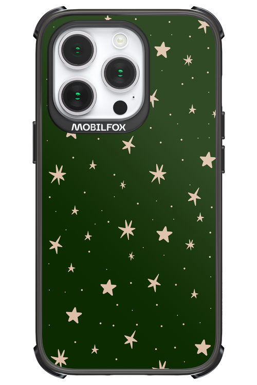 Forest Green Stars - Apple iPhone 14 Pro